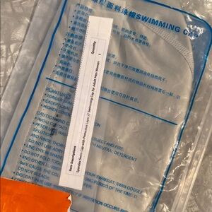 Speedo White Silicone Swim Cap